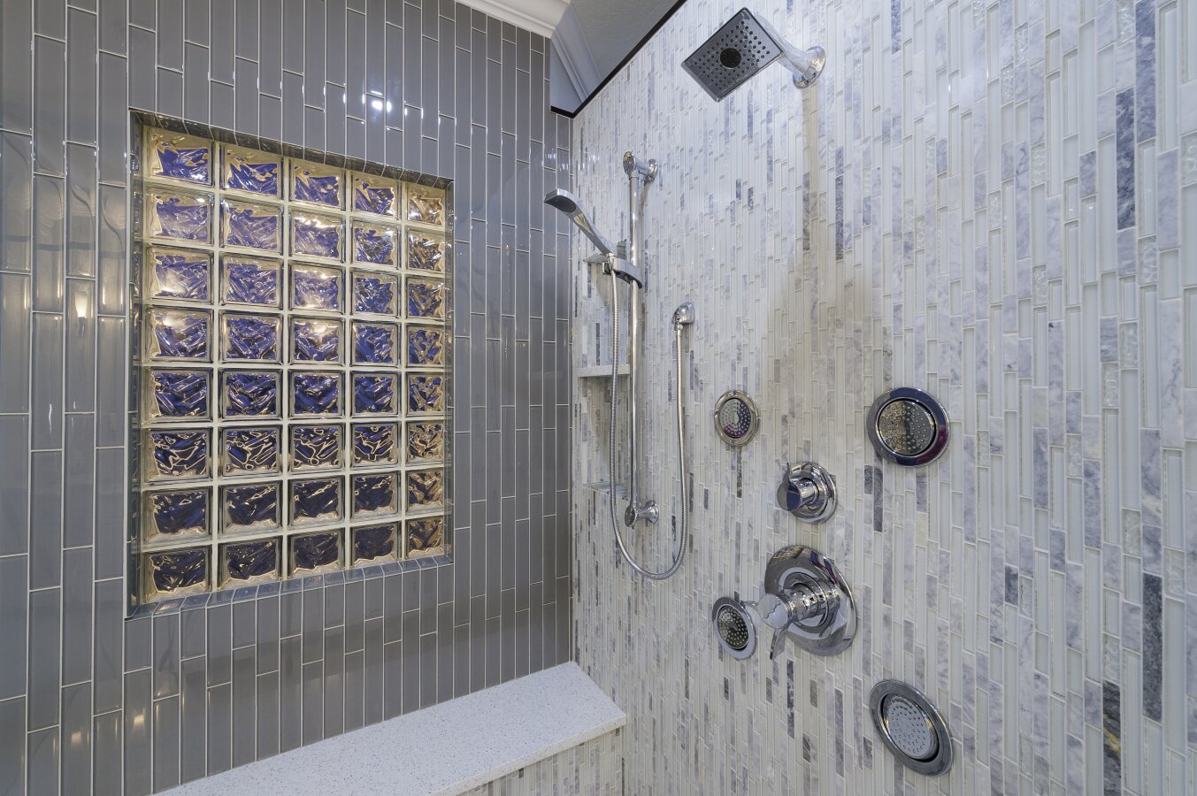 transitional shower renovation Calgary