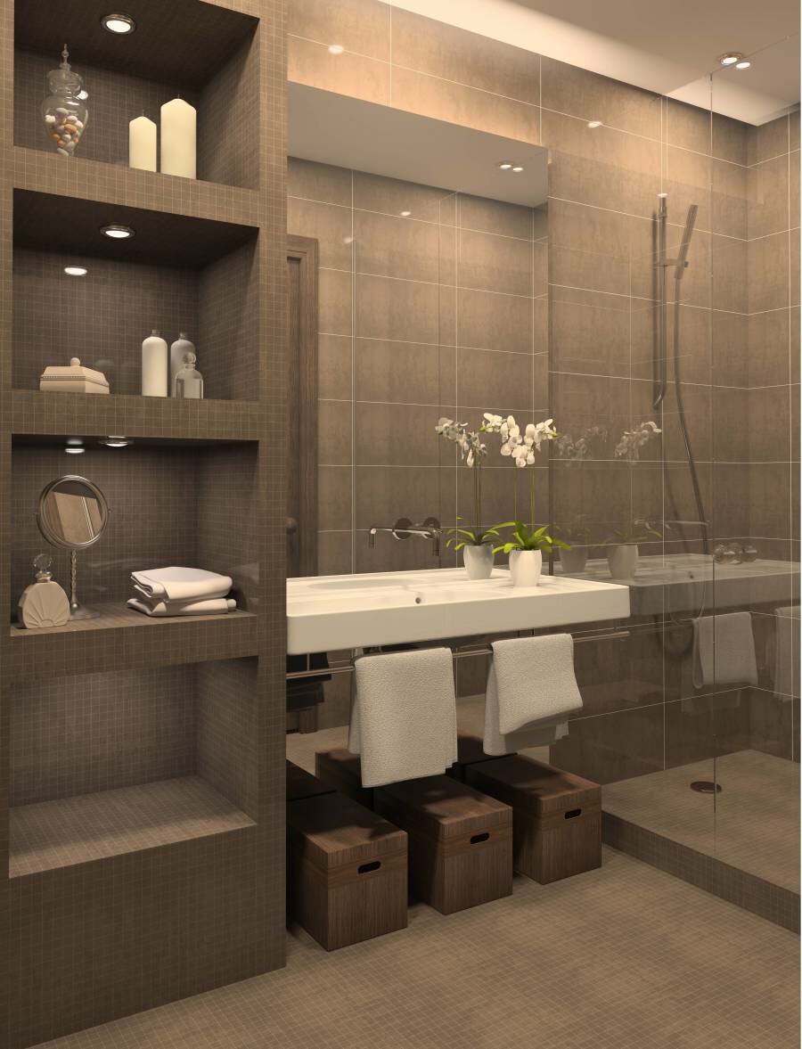 contemporary bathroom renovation Calgary